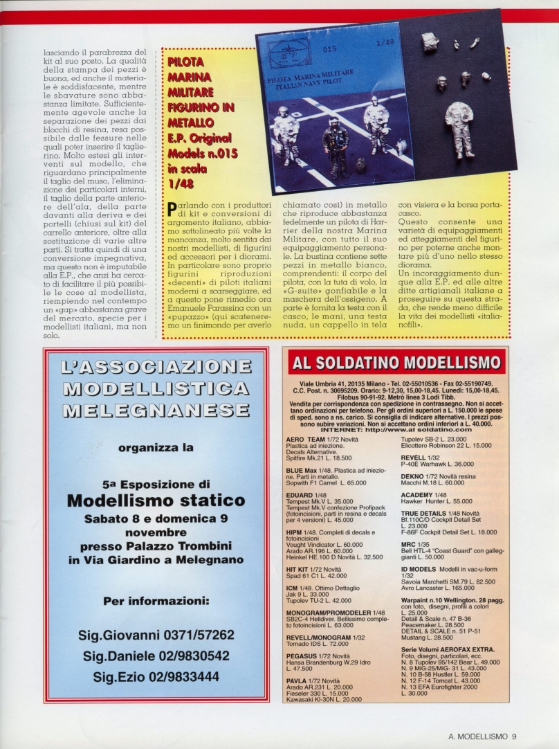 Aerei Modellismo 1997-11